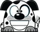 Cartoon Dalmatian Puppy Wall Decal