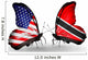 Two Butterflies with Flags Usa and Trinidad and Tobago Wall Decal