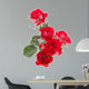 Red rose flower bouquet isolated on white background cutout Wall Decal