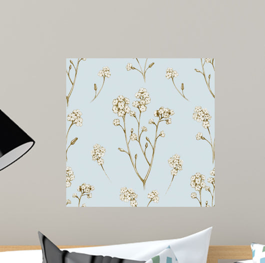 Forget Me Not Flower Wall Decal Design 2