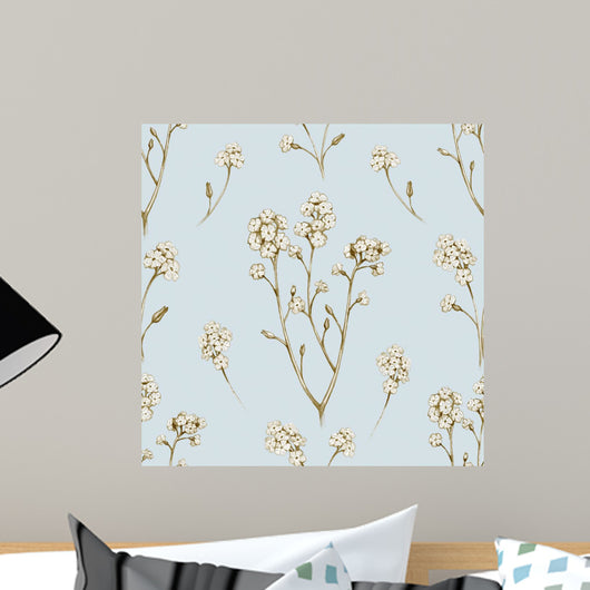 Forget Me Not Flower Wall Decal Design 2