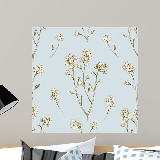 Forget Me Not Flower Wall Decal Design 2
