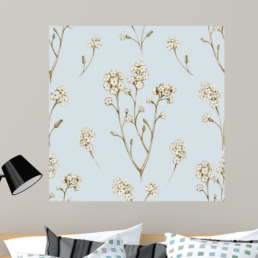 Forget Me Not Flower Wall Decal Design 2