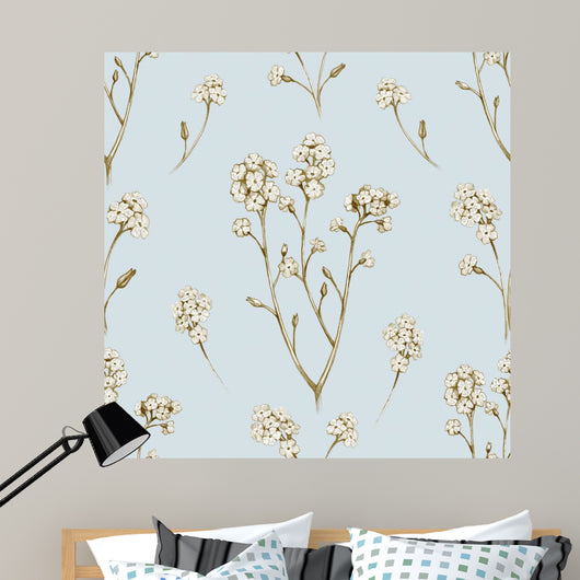 Forget Me Not Flower Wall Decal Design 2