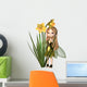 Cute Toon Daffodil Fairy, Standing Wall Mural