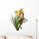 Cute Toon Daffodil Fairy, Skipping Wall Mural