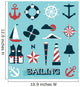 Vector Set: Sailing Icons and Symbols 