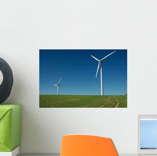 Two Windmills Wall Decal Design 1