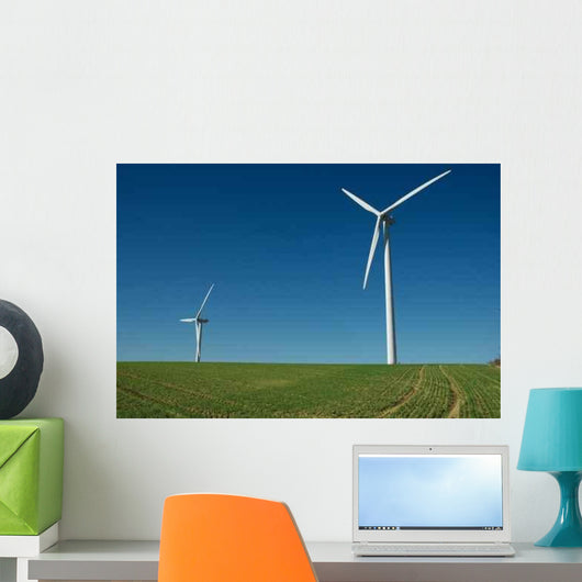 Two Windmills Wall Decal Design 1