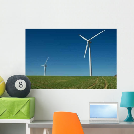 Two Windmills Wall Decal Design 1