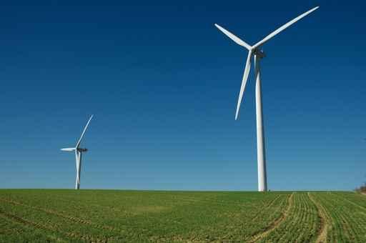 Two Windmills Wall Decal Design 1