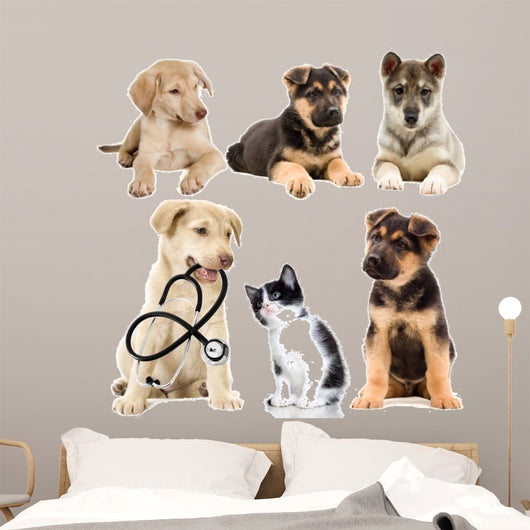 Veterinary Pets Puppy Wall Decal
