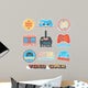 Retro Video Game Wall Decal