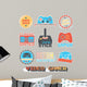 Retro Video Game Wall Decal