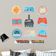 Retro Video Game Wall Decal