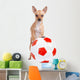 Little soccer dog Wall Decal