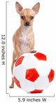 Little soccer dog Wall Decal