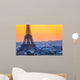 Eiffel Tower at Sunrise Paris Wall Mural