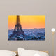 Eiffel Tower at Sunrise Paris Wall Mural