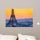 Eiffel Tower at Sunrise Paris Wall Mural
