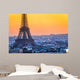 Eiffel Tower at Sunrise Paris Wall Mural