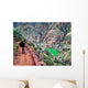 Hiker on South Kaibab Trail, South Rim, Grand Canyon, Arizona Wall Mural