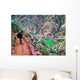 Hiker on South Kaibab Trail, South Rim, Grand Canyon, Arizona Wall Mural