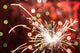 Red Background Party Sparkler Wall Mural