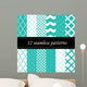 Twelve Seamless Geometric Patterns Wall Decal