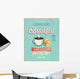 Vintage Breakfast Poster Wall Mural