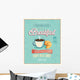 Vintage Breakfast Poster Wall Mural