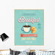 Vintage Breakfast Poster Wall Mural