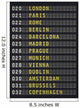 airport flight information, travel europe concept 