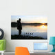 Fishing Lake Scene Wall Decal