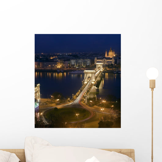 Chain Bridge in budapest Wall Mural
