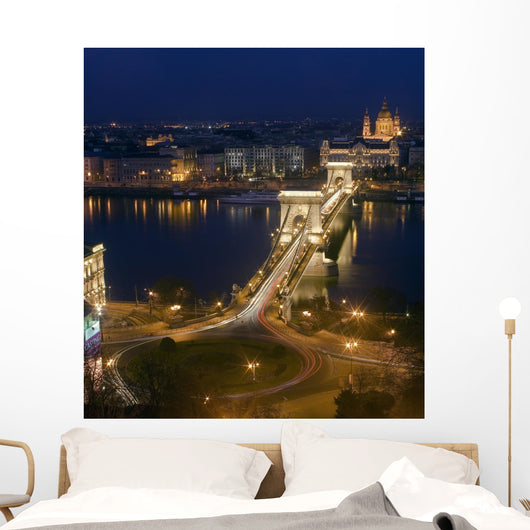 Chain Bridge in budapest Wall Mural