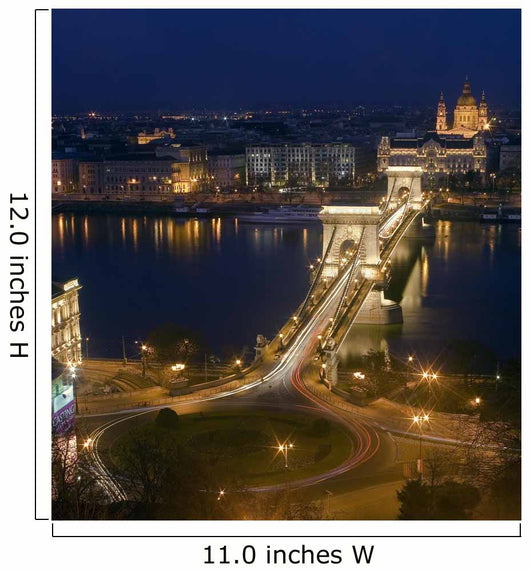 Chain Bridge in budapest Wall Mural