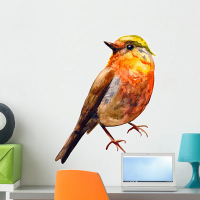 Cute Birds for Your Wall Decal shown on a wall