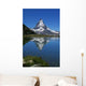 Matterhorn Mirror Image His Wall Decal