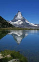 Matterhorn Mirror Image His Wall Decal