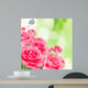 Natural pink roses background Wall Mural