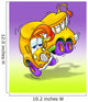Happy dancing school bus Wall Mural