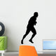 Male Marathon Runner Silhouette Wall Decal