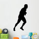 Male Marathon Runner Silhouette Wall Decal