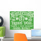 Vintage Irish Pub Sign T-shirt Graphic Wall Mural