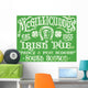 Vintage Irish Pub Sign T-shirt Graphic Wall Mural
