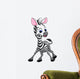 Zebra cartoon Wall Decal