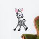 Zebra cartoon Wall Decal