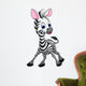 Zebra cartoon Wall Decal