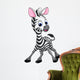 Zebra cartoon Wall Decal
